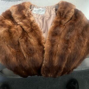 Vintage Brown Fur Stole